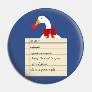 Untitled Valentine Goose Pin