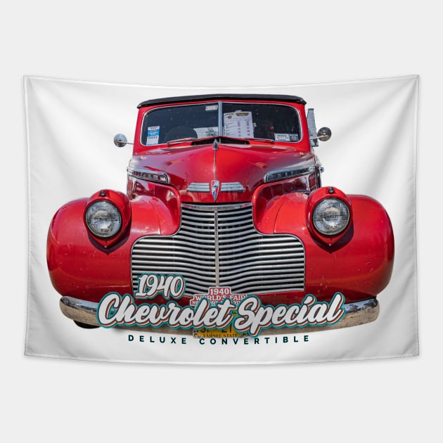 1940 Chevrolet Special Deluxe Convertible Tapestry by Gestalt Imagery