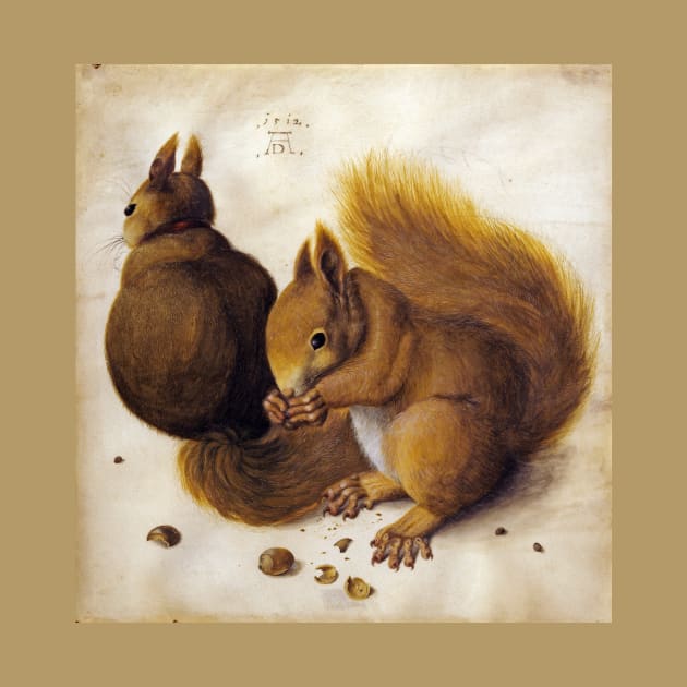 Two Squirrels by Albrecht Dürer by Amanda1775