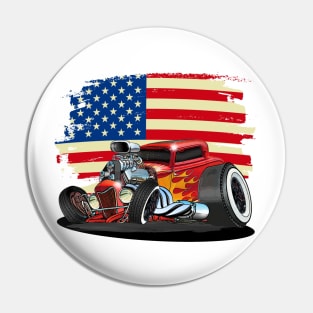 American Hot Rods Pin