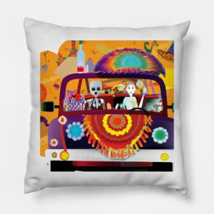 Día de los Muertos Ofrenda Pillow