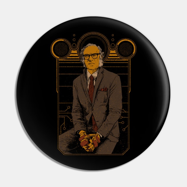 Asimov, Robot Pin by hafaell