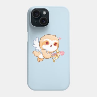 Love Cupid Kawaii Sloth Valentine Phone Case