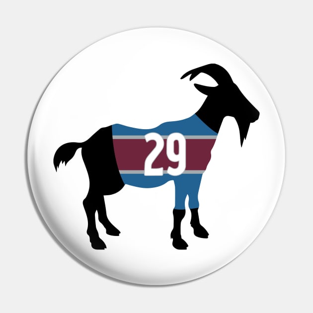 Nathan MacKinnon GOAT Pin by cwijeta