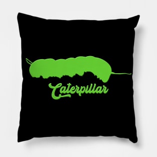 Green Caterpillar Pillow