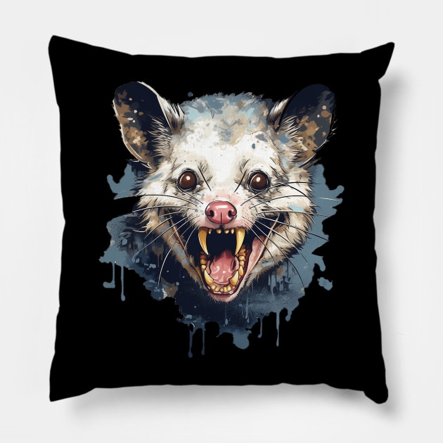 possum Pillow by piratesnow