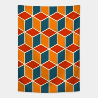 Cubic Illusion Tapestry