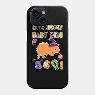 Cute Spooky Baby Dino Halloween Boo No. 5 Phone Case