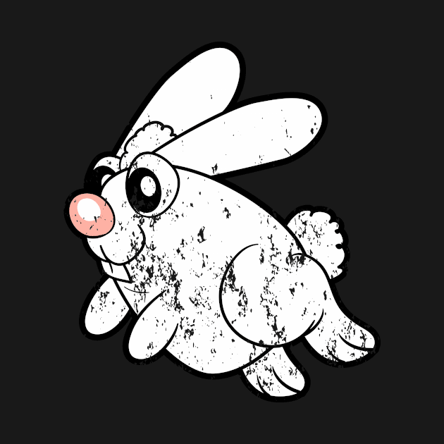 Retro Vintage Grunge Easter Bunny by happyeasterbunny