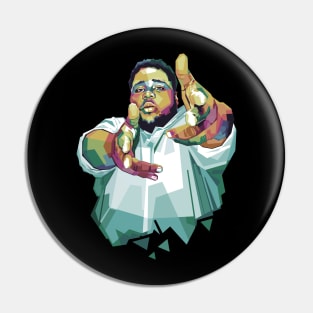 American Rapper Pin