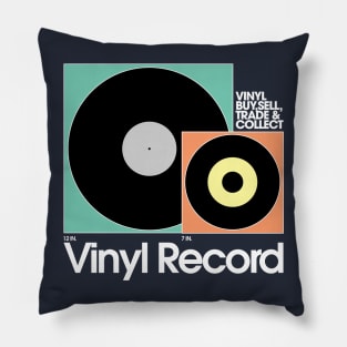 Vinyl Record Pillow