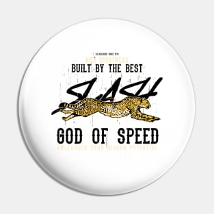 Cheetah - God Of Speed - Big Cat Pin