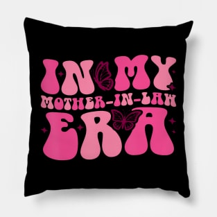 Groovy In My Mother In Law Era Family Matching Mother Pillow