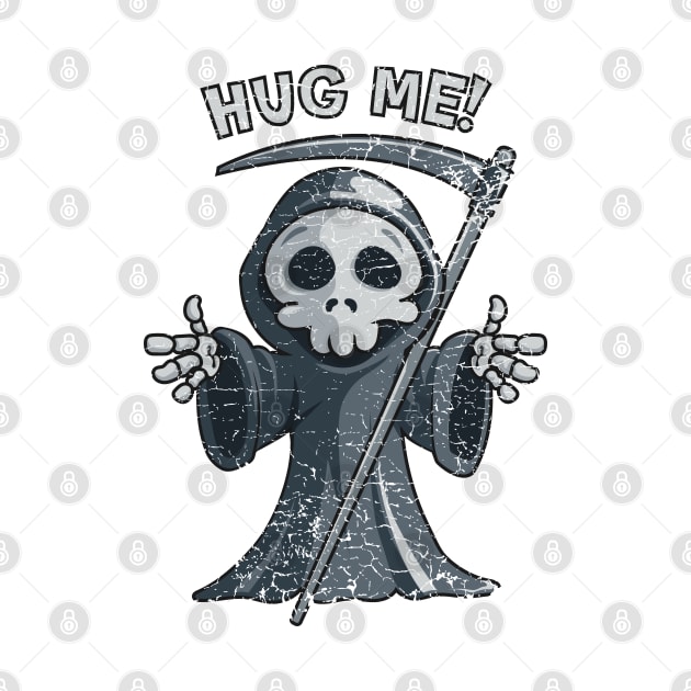 Hug Me Grim Reaper Scary Halloween by Imagein