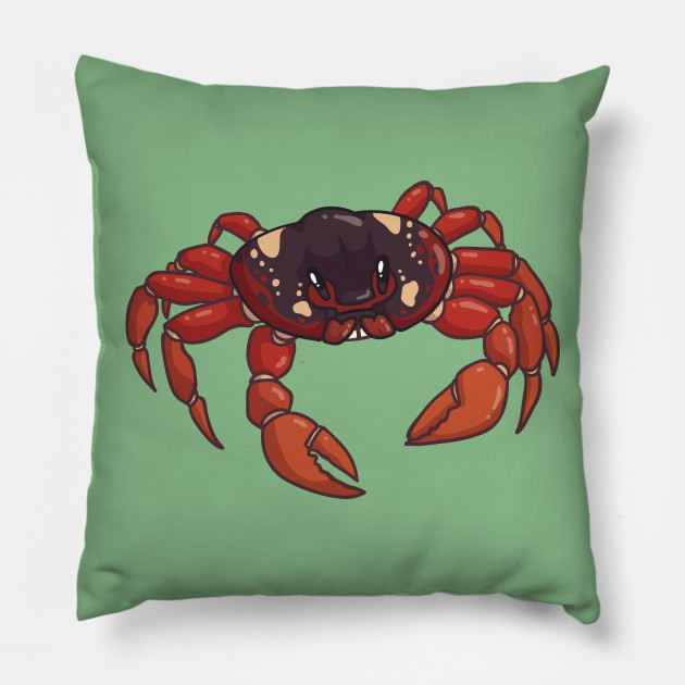 red crab pillow