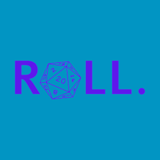 Roll. RPG Shirt purple T-Shirt