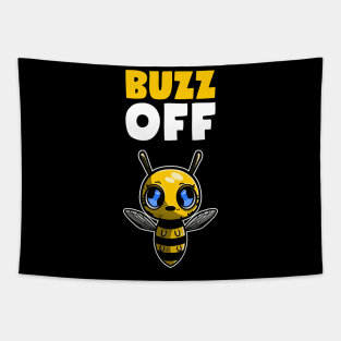 Buzz Off | Cartoon Bee Tapestry