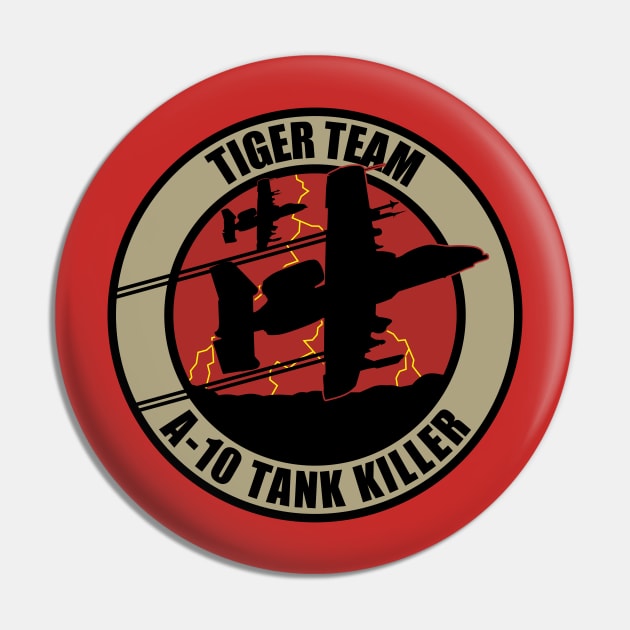 A-10 Tank Killer Pin by TCP