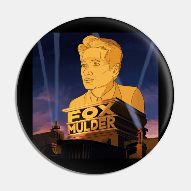 Fox Mulder FBI Agent Pin by Funkybat