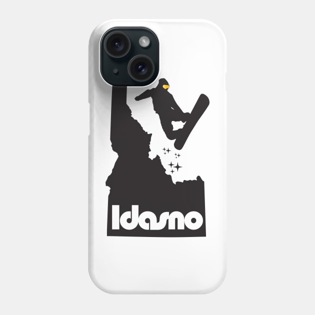 Idasno Boarder-Black Phone Case by GrumpyDog