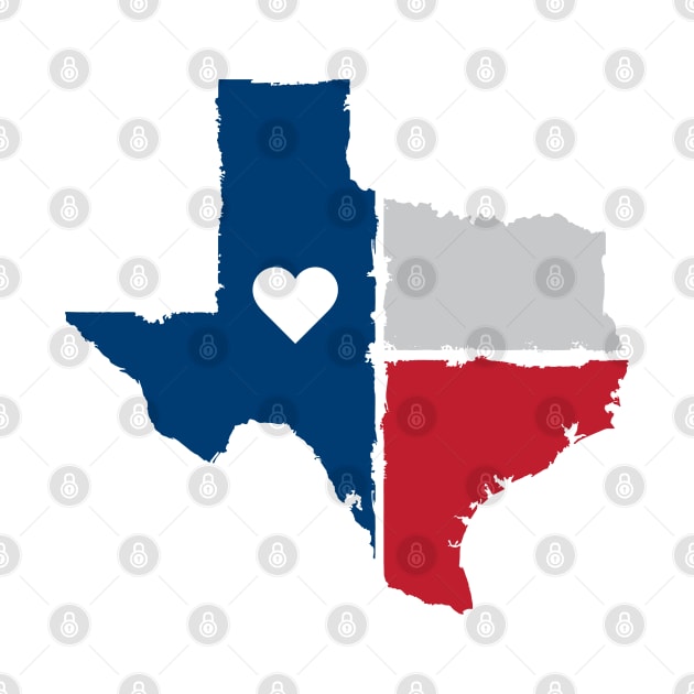 Show your Lone Star love with this Texas state t-shirt by buffalodrygoods