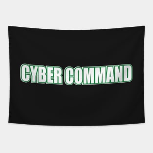 Cyber Command by Basement Mastermind (Hacking) Tapestry