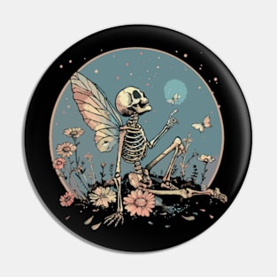 fairy skeleton Pin