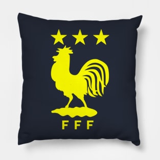 France With Three Stars Pillow