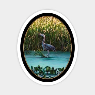 PA Great Heron (oval design) Magnet