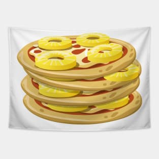 Pineapple Pizza Hawaii Tapestry