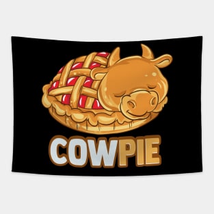 CowPie | Funny Food Lover Gifts | Cow Animal Cattle Tapestry