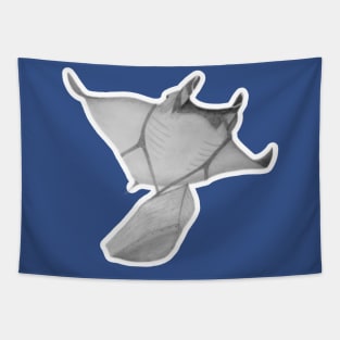 Manta Ray Airship Tapestry