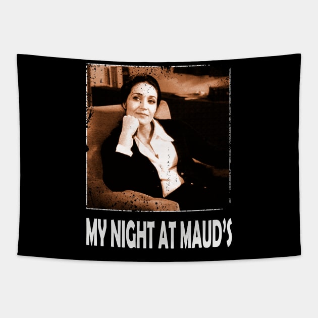 Eric Rohmers Masterpiece My Night Fan Fashion Tapestry by SaniyahCline