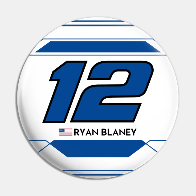 Ryan Blaney #12 2023 NASCAR Design Pin by AR Designs 