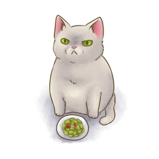 Angy Salad Cat T-Shirt