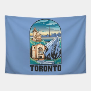 Toronto City Canada Landscape Tapestry