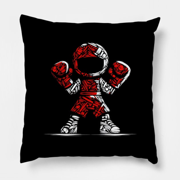 Young Boxer Pillow by Delicious Art