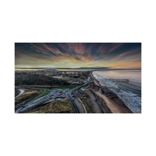 Saltburn by the Sea Sunset by davehudspeth