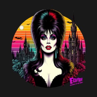 Elvira - Sunset Castle Magic T-Shirt