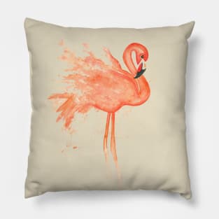 pink flamingo Pillow