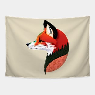 Forest Fox Tapestry