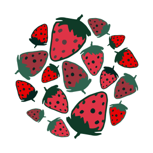 Strawberry red summer fruit T-Shirt