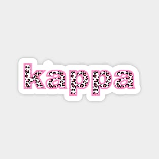 Kappa Leopard Design Magnet