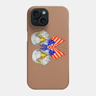 Patriotic Bald Eagles Phone Case