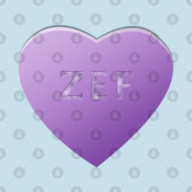 Zef Candy Heart - Lilac by LozMac