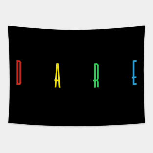 Dare multicolor Tapestry