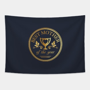 Mother's Day Gift Golden Trophy Tapestry