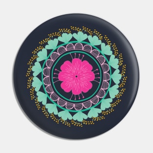 Spring Mandala Pin