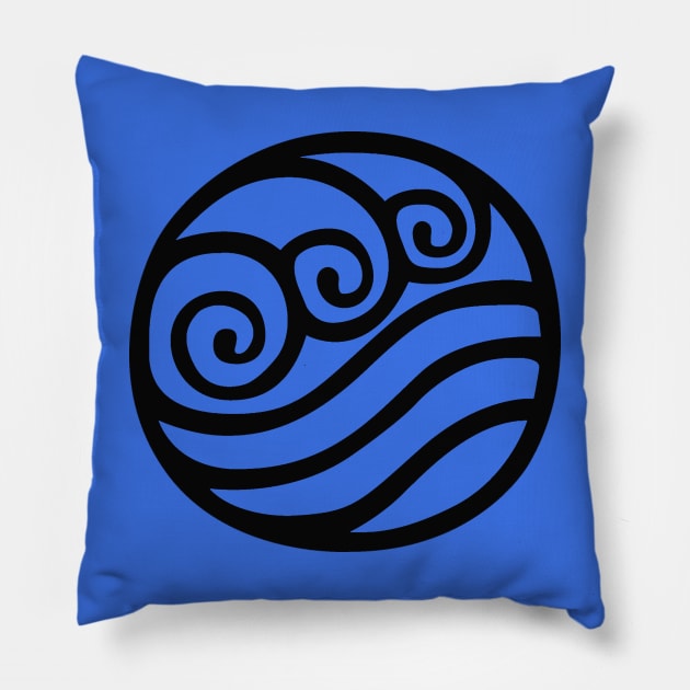 Water Tribe Pillow by lablab