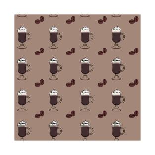 Coffee Pattern 6 T-Shirt